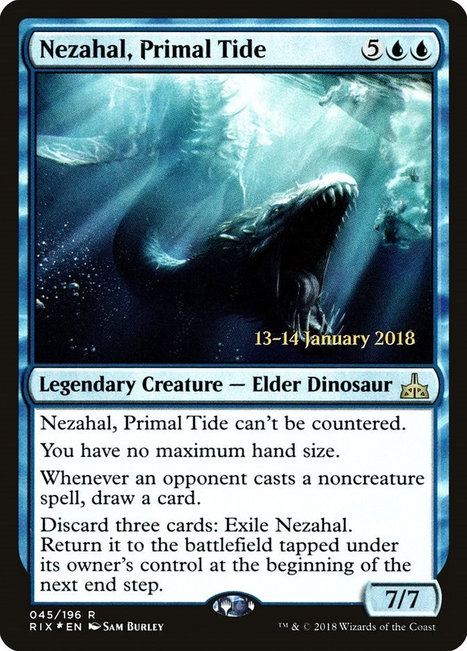 Image for Nezahal, Primal Tide (45) (Prerelease Cards) - Magic: The Gathering