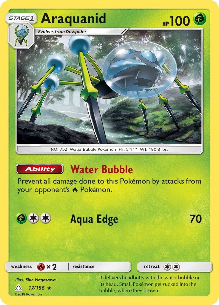 Image for Araquanid (17/156) (SM05) - Pokemon