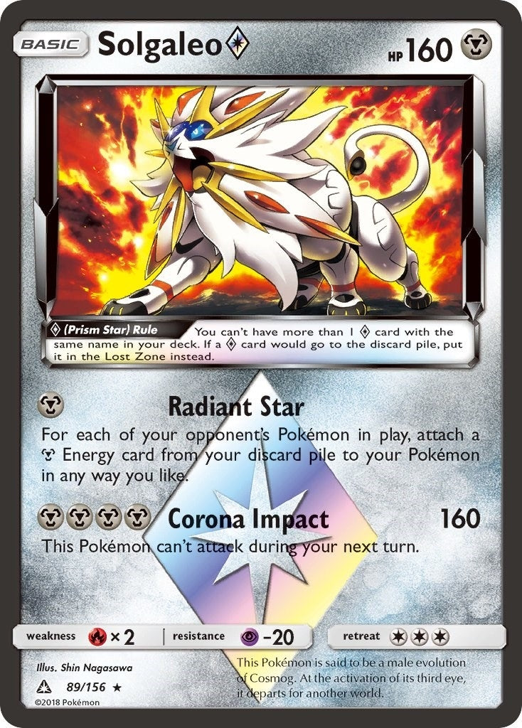 Image for Solgaleo Prism Star (89/156) (SM05) - Pokemon