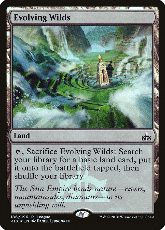 Image for Evolving Wilds (186) (League Promos) - Magic: The Gathering