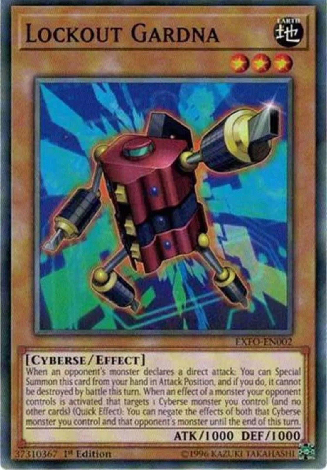 Image for Lockout Gardna (EXFO-EN002) (EXFO) - YuGiOh