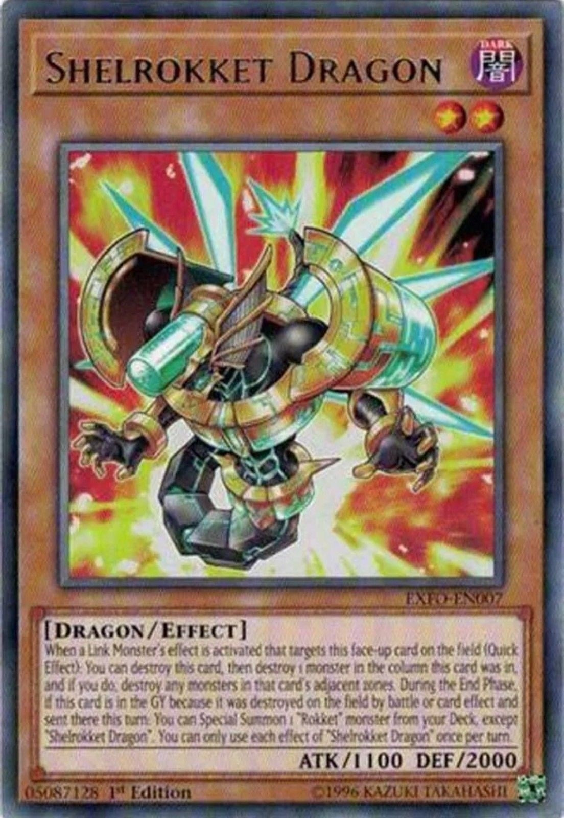 Image for Shelrokket Dragon (EXFO-EN007) (EXFO) - YuGiOh