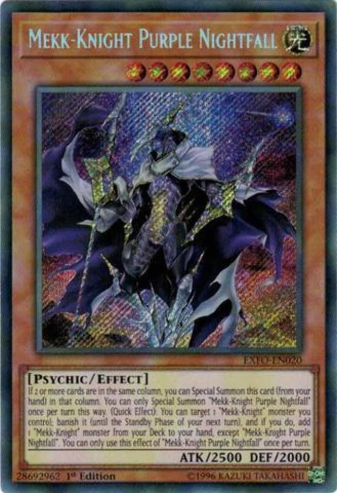 Image for Mekk-Knight Purple Nightfall (EXFO-EN020) (EXFO) - YuGiOh