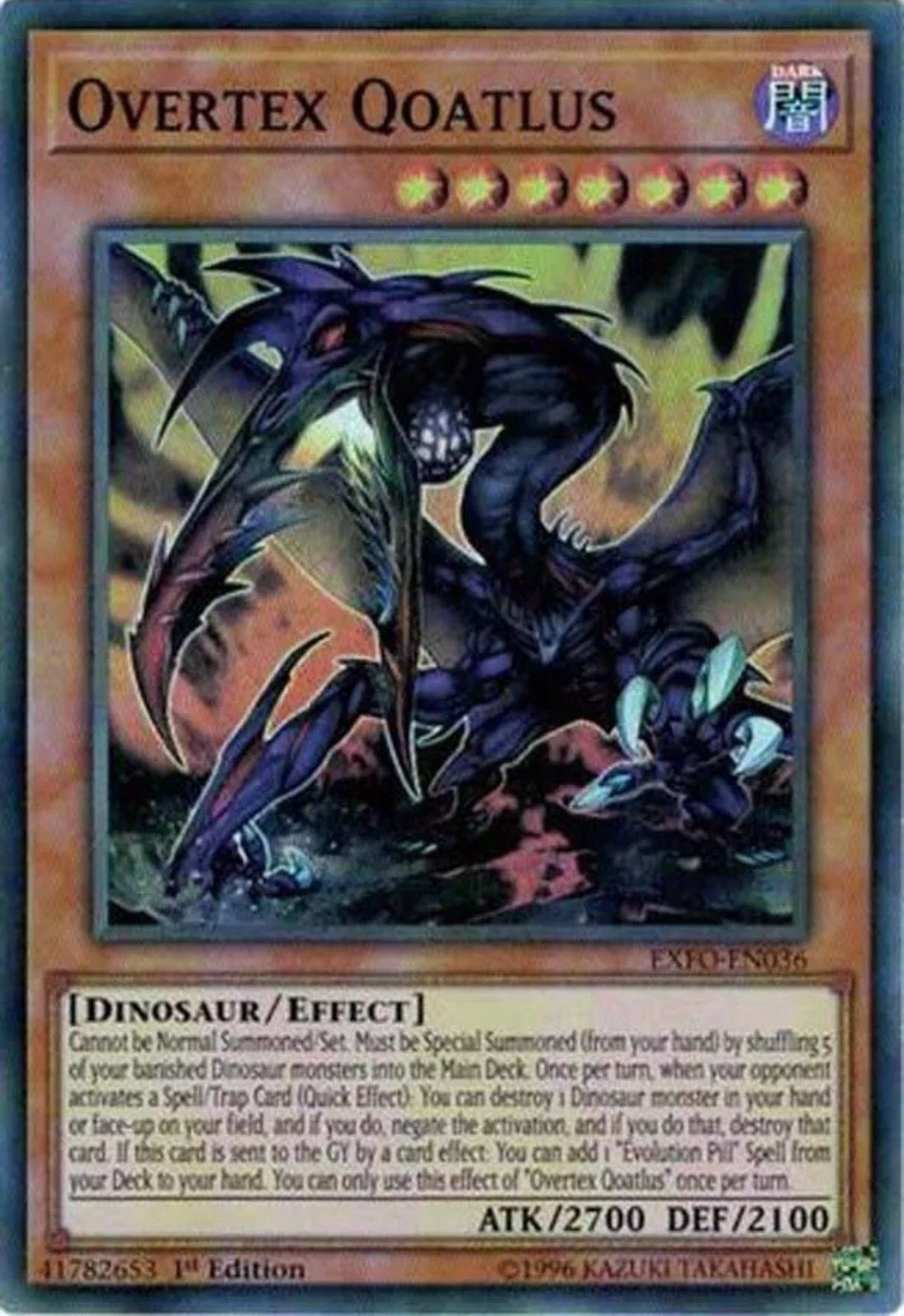 Image for Overtex Qoatlus (EXFO-EN036) (EXFO) - YuGiOh