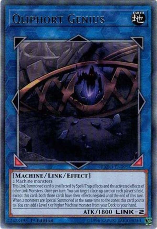 Image for Qliphort Genius (EXFO-EN095) (EXFO) - YuGiOh