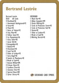 Image for 1996 Bertrand Lestree Decklist Card (World Championship Decks) - Magic: The Gathering