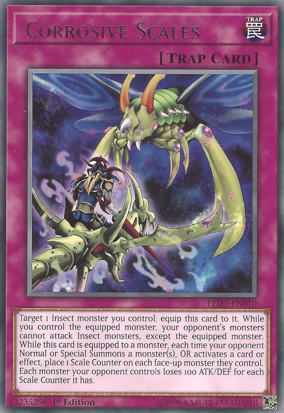 Image for Corrosive Scales (LED2-EN010) (LDAM) - YuGiOh