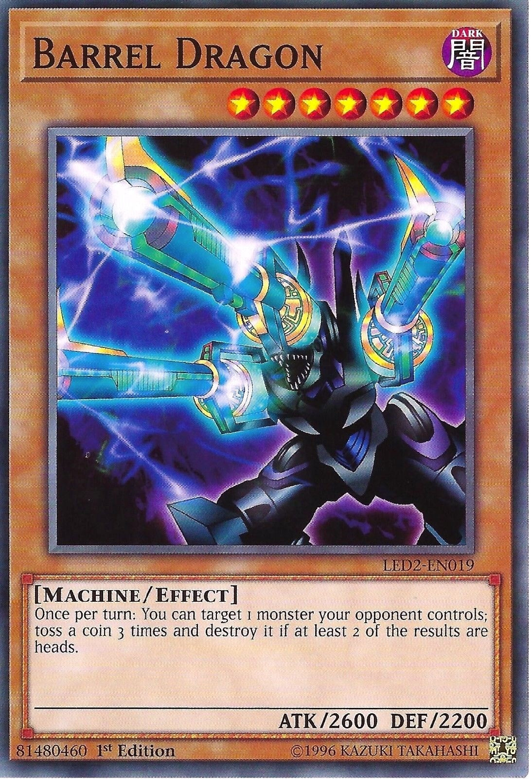 Image for Barrel Dragon (LED2-EN019) (LDAM) - YuGiOh