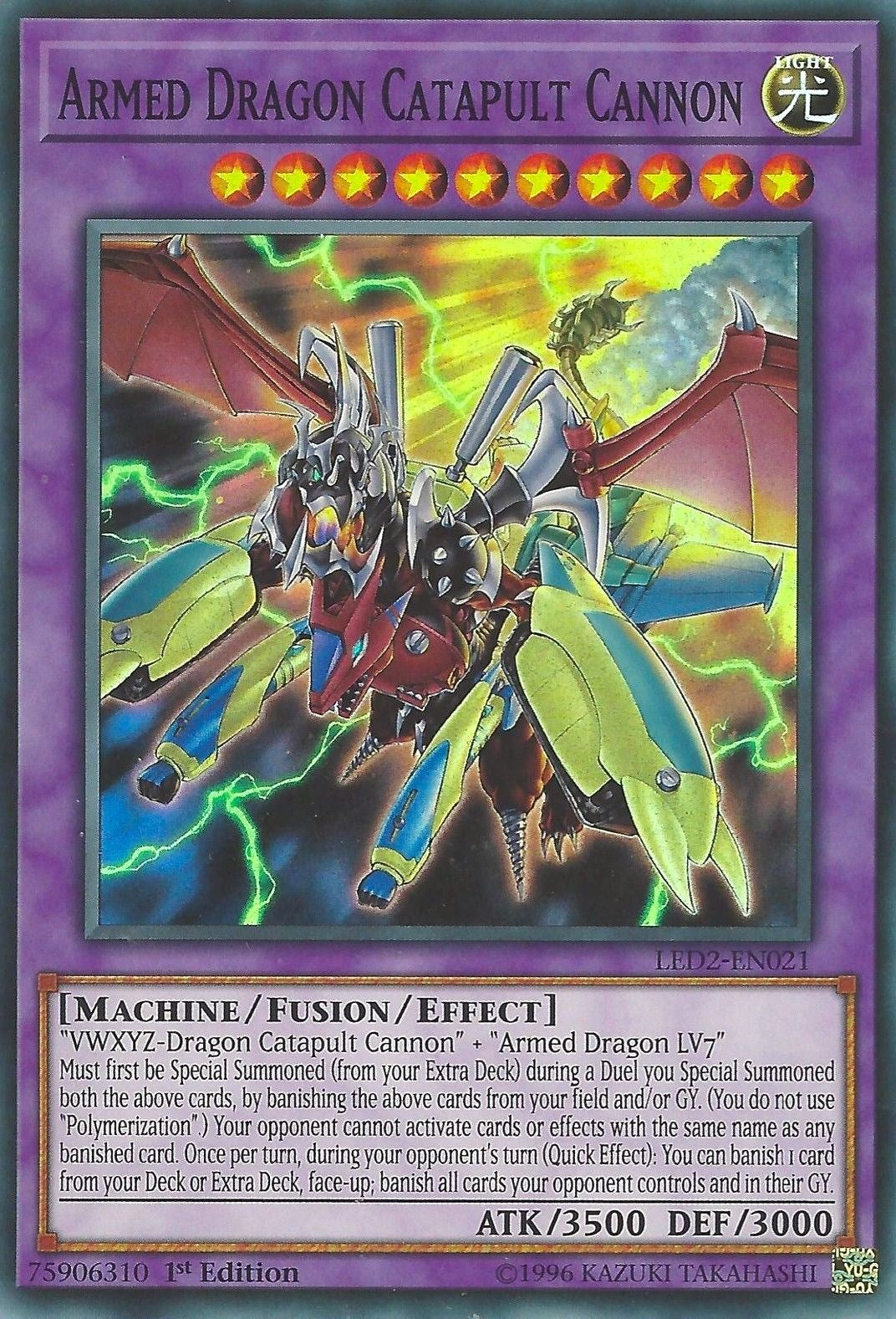 Image for Armed Dragon Catapult Cannon (LED2-EN021) (LDAM) - YuGiOh