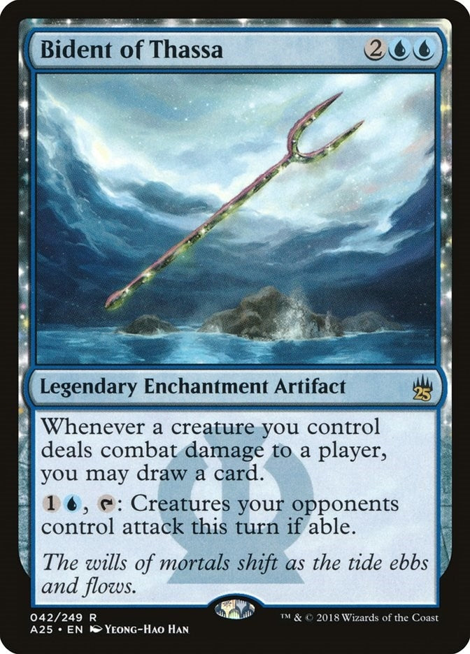 Image for Bident of Thassa (42) (Masters 25) - Magic: The Gathering