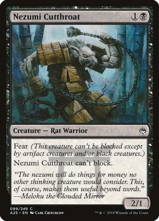 Image for Nezumi Cutthroat (99) (Masters 25) - Magic: The Gathering
