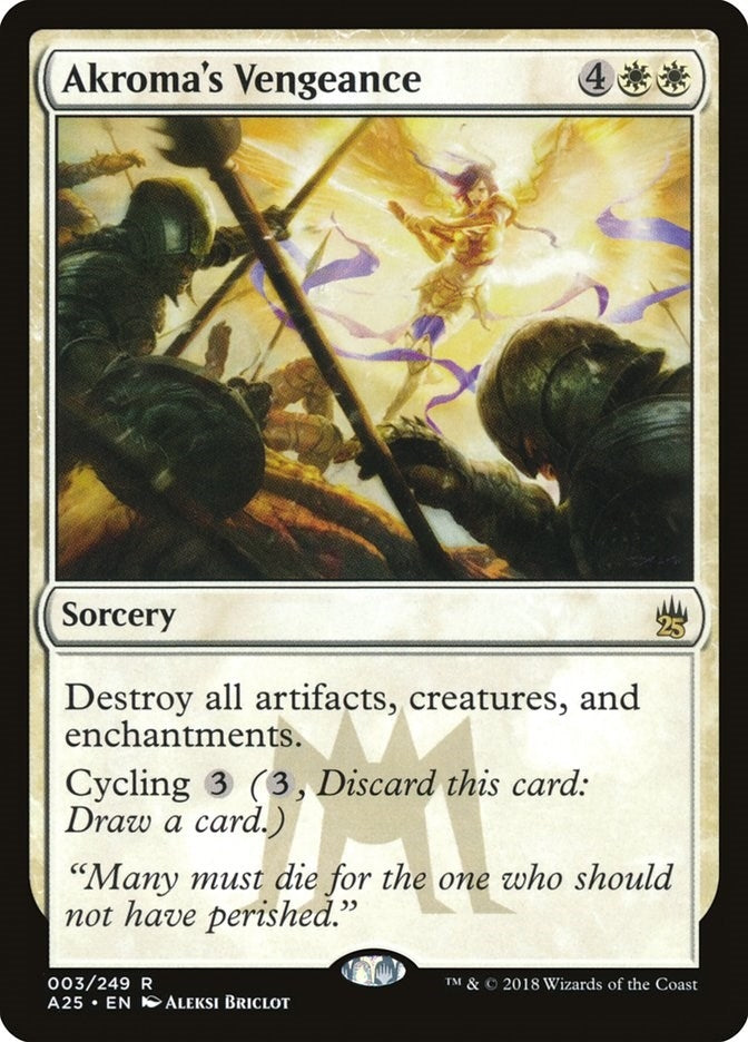 Image for Akroma's Vengeance (3) (Masters 25) - Magic: The Gathering