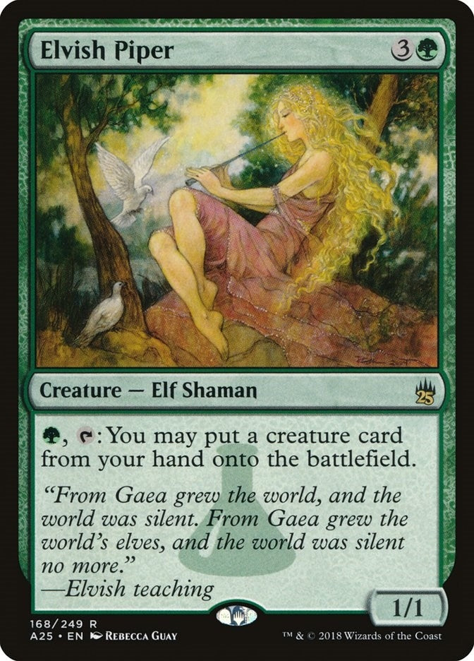 Image for Elvish Piper (168) (Masters 25) - Magic: The Gathering