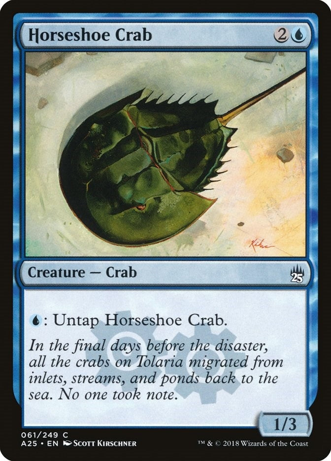 Image for Horseshoe Crab (61) (Masters 25) - Magic: The Gathering