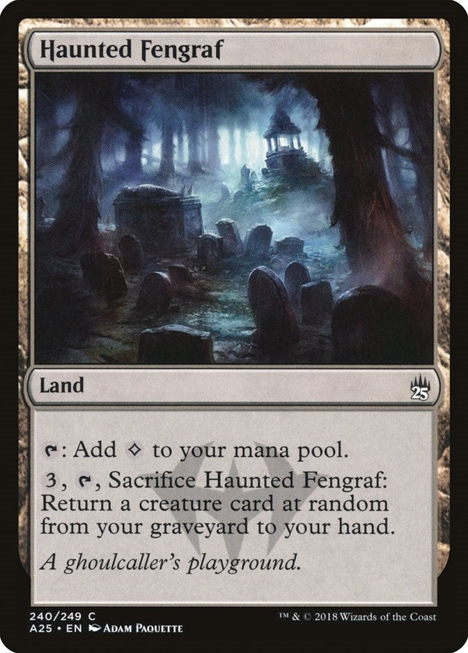 Image for Haunted Fengraf (240) (Masters 25) - Magic: The Gathering