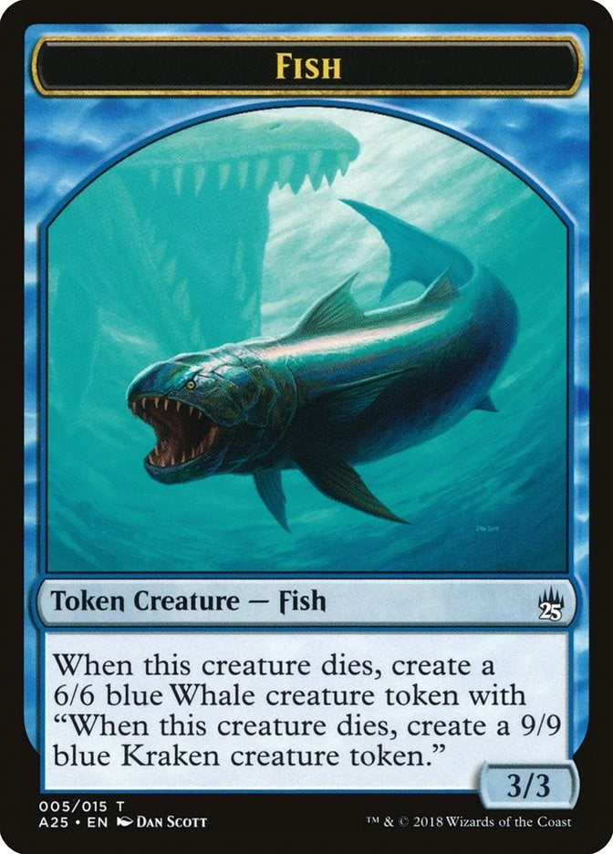 Image for Fish Token (005) (5) (Masters 25) - Magic: The Gathering