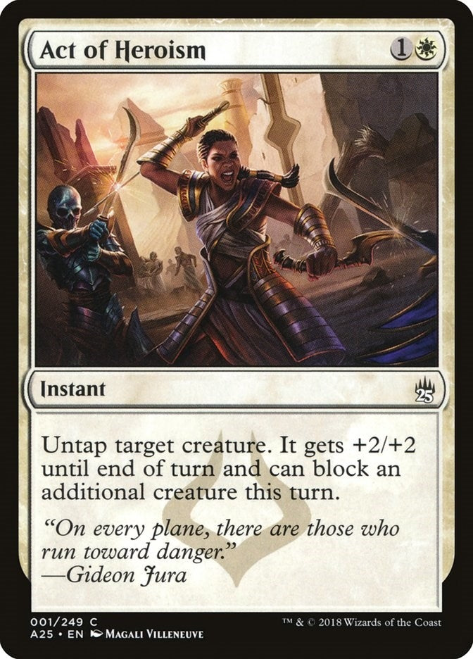 Image for Act of Heroism (1) (Masters 25) - Magic: The Gathering