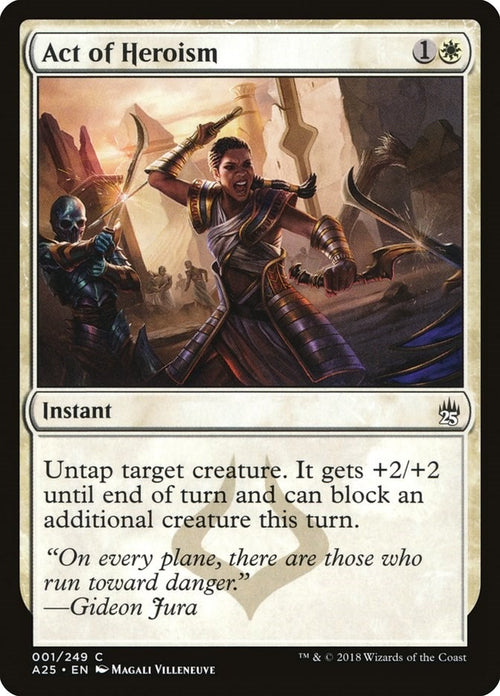 Image for Act of Heroism (1) (Masters 25) - Magic: The Gathering