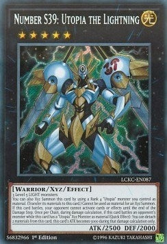 Image for Number S39: Utopia the Lightning (LCKC-EN087) (LC06) - YuGiOh