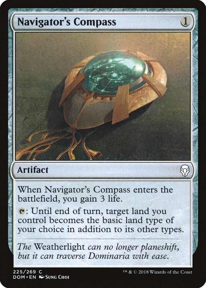 Image for Navigator's Compass (225) (Dominaria) - Magic: The Gathering
