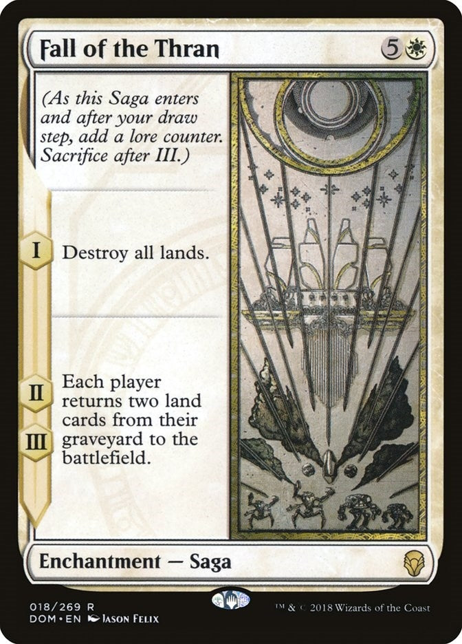 Image for Fall of the Thran (18) (Dominaria) - Magic: The Gathering
