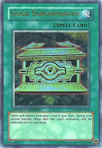 Image for Gold Sarcophagus (PT03-EN001) (PTP-EU) - YuGiOh