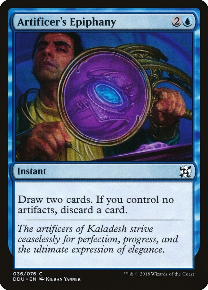 Image for Artificer's Epiphany (36) (Elves vs. Inventors) - Magic: The Gathering