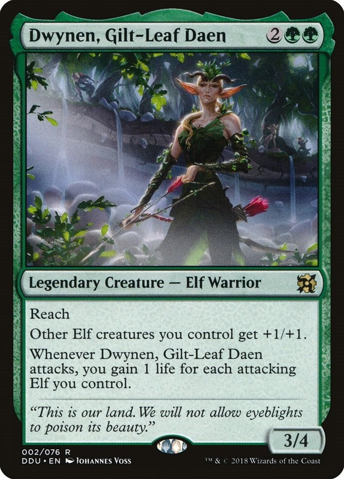 Image for Dwynen, Gilt-Leaf Daen (2) (Elves vs. Inventors) - Magic: The Gathering