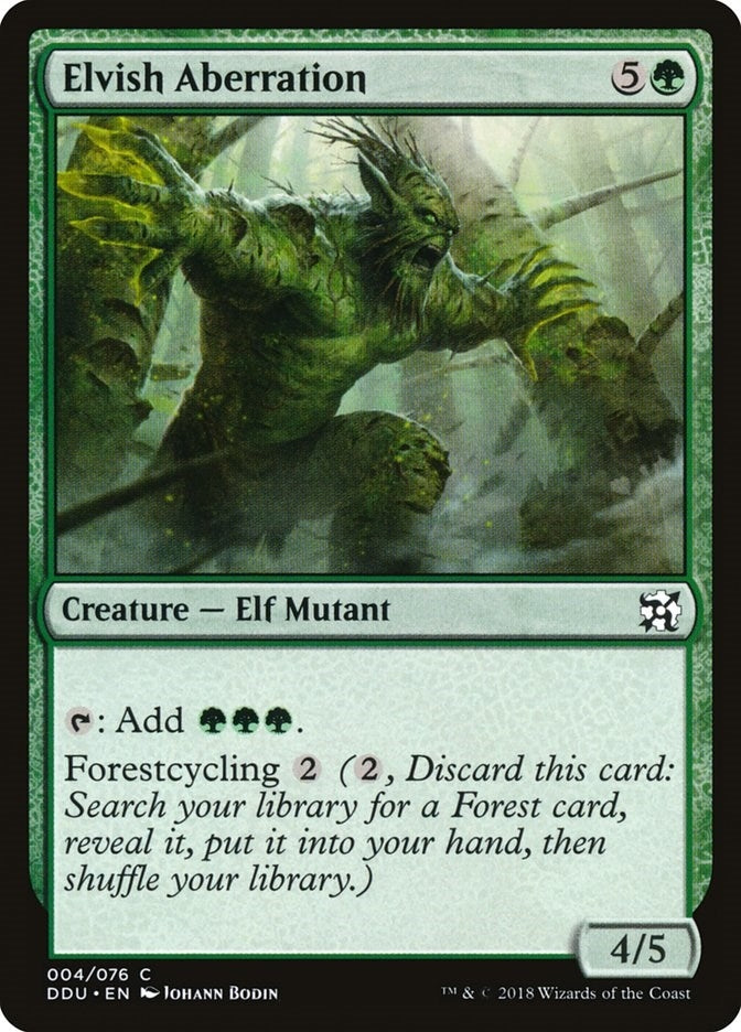 Image for Elvish Aberration (4) (Elves vs. Inventors) - Magic: The Gathering