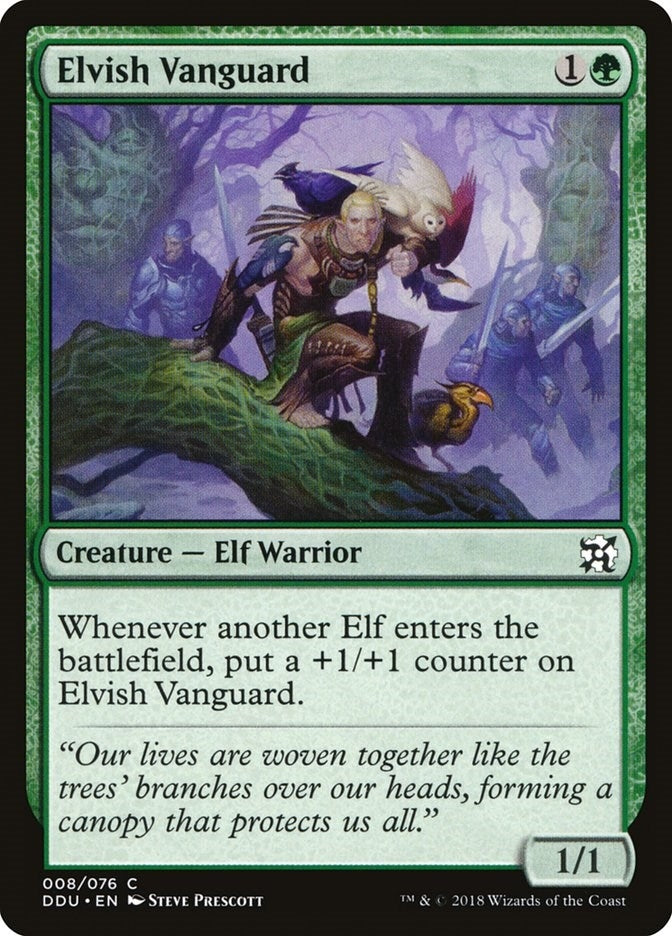 Image for Elvish Vanguard (8) (Elves vs. Inventors) - Magic: The Gathering