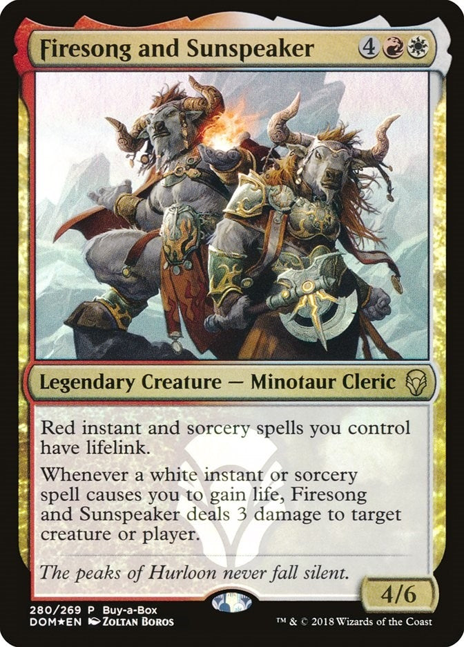 Image for Firesong and Sunspeaker (280) (Buy-A-Box Promos) - Magic: The Gathering