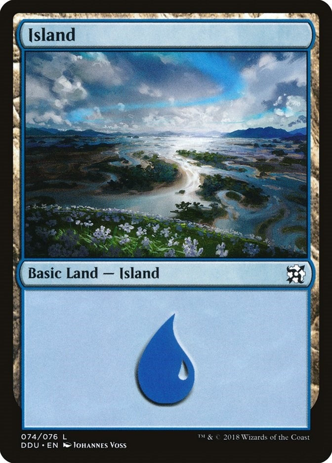 Image for Island (074) (74) (Elves vs. Inventors) - Magic: The Gathering