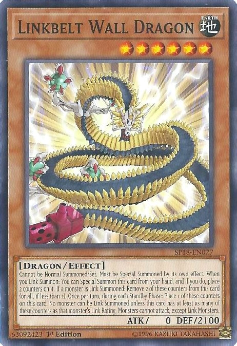 Image for Linkbelt Wall Dragon (SP18-EN027) (SPV) - YuGiOh