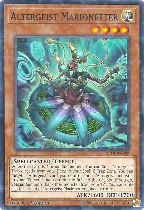 Image for Altergeist Marionetter (Starfoil) (SP18-EN028) (SPV) - YuGiOh
