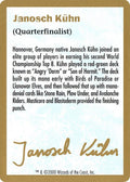 Image for 2000 Janosch Kuhn Biography Card (World Championship Decks) - Magic: The Gathering
