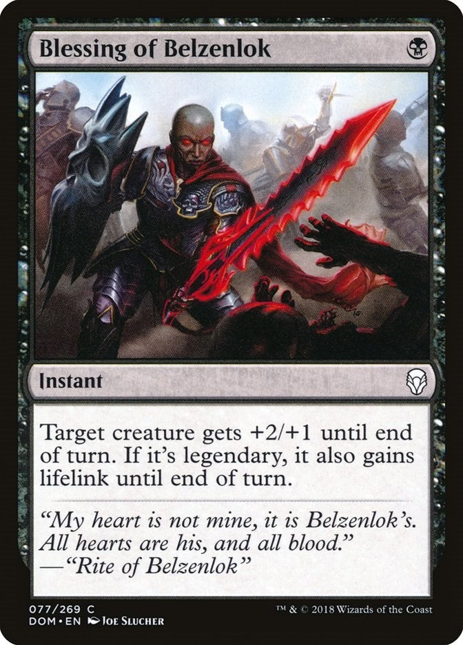 Image for Blessing of Belzenlok (77) (Dominaria) - Magic: The Gathering