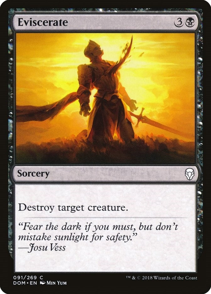 Image for Eviscerate (91) (Dominaria) - Magic: The Gathering