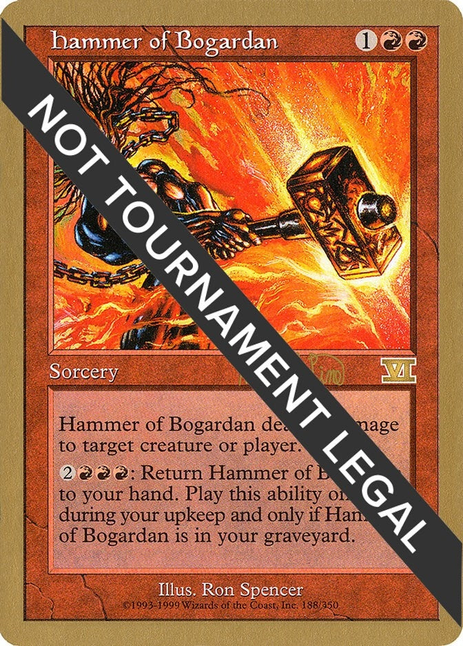 Image for Hammer of Bogardan - 1999 Mark Le Pine (6ED) (World Championship Decks) - Magic: The Gathering