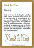 Image for 1999 Mark Le Pine Biography Card (World Championship Decks) - Magic: The Gathering