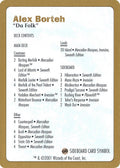 Image for 2001 Alex Borteh Decklist Card (World Championship Decks) - Magic: The Gathering
