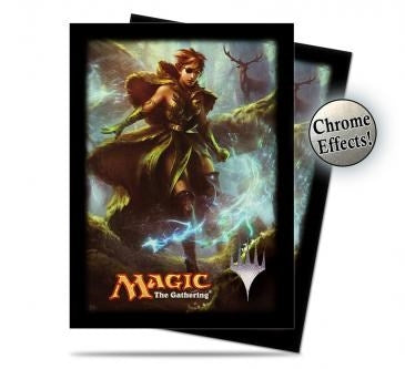 Image for Commander 2014 Standard Deck Protector, Freyalise, Llanowar's Fury for Magic 120ct (120-Pack) - Card Sleeves