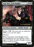 Image for Josu Vess, Lich Knight (95) (Prerelease Cards) - Magic: The Gathering