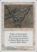 Image for Black Ward (Fourth Edition) - Magic: The Gathering