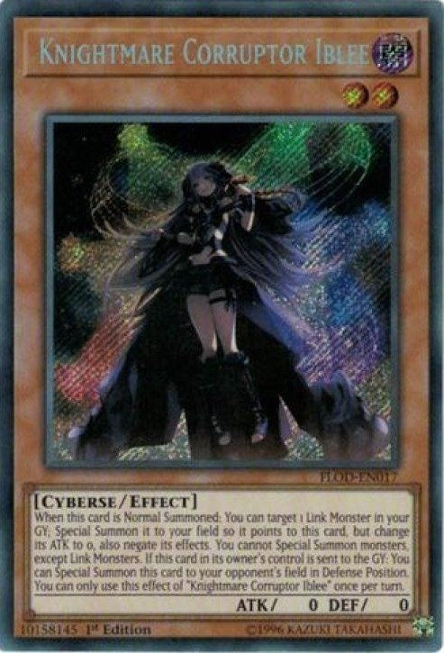 Image for Knightmare Corruptor Iblee (FLOD-EN017) (FLOD) - YuGiOh
