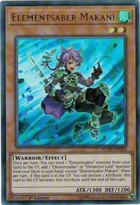 Image for Elementsaber Makani (FLOD-EN020) (FLOD) - YuGiOh