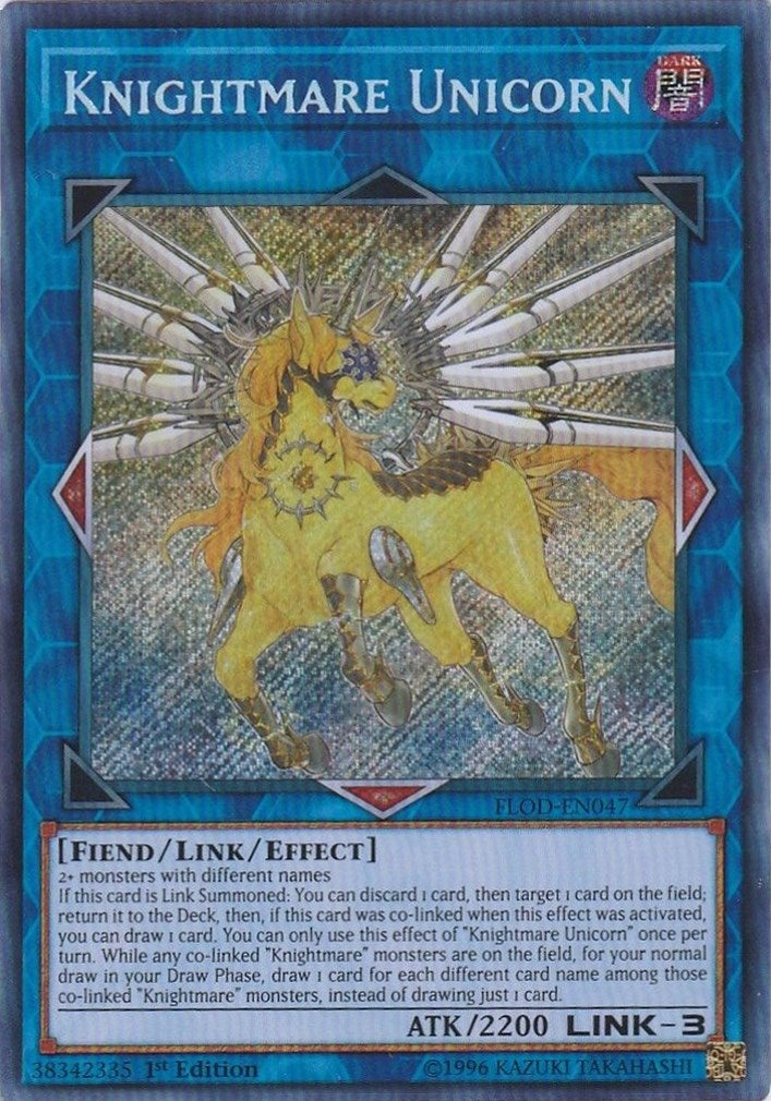Image for Knightmare Unicorn (FLOD-EN047) (FLOD) - YuGiOh