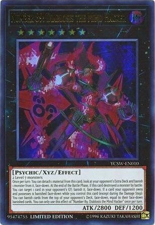 Image for Number 89: Diablosis the Mind Hacker (YCSW-EN010) (Yu-Gi-Oh! Championship Series Prize Cards) - YuGiOh