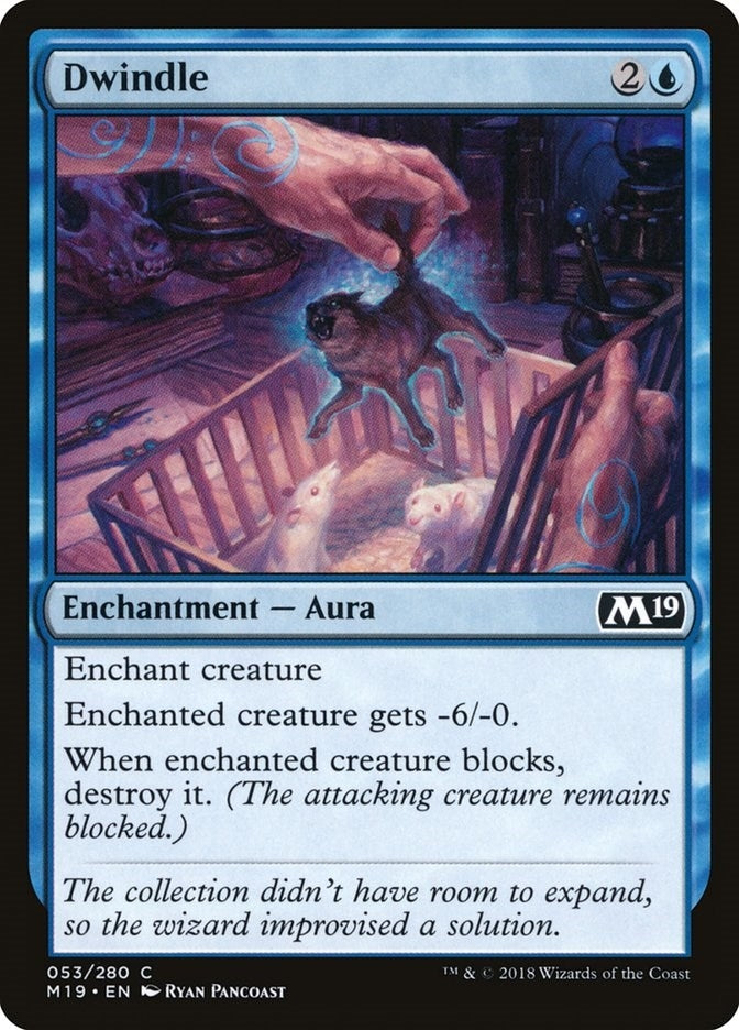 Image for Dwindle (53) (Core Set 2019) - Magic: The Gathering