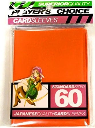 Image for Player's Choice Standard Card Sleeves - Orange (60-Pack) - Card Sleeves