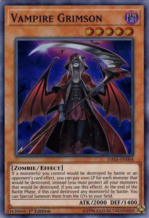 Image for Vampire Grimson (DASA-EN004) (DASA) - YuGiOh
